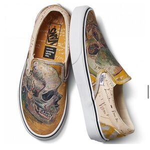 Vans x Van Gogh slip-on ‘Skull’ shows US Women’s 8/ Men’s 6.5